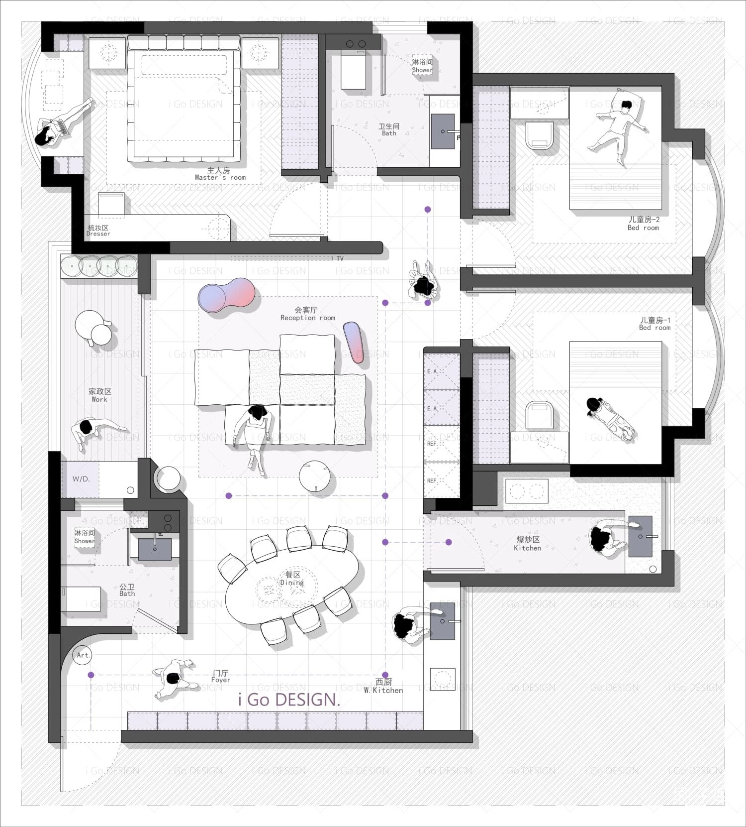图片[21]-新作 i GO户型方案22套 | CAD源文件+PSD源文件+JPG图片-刷子库