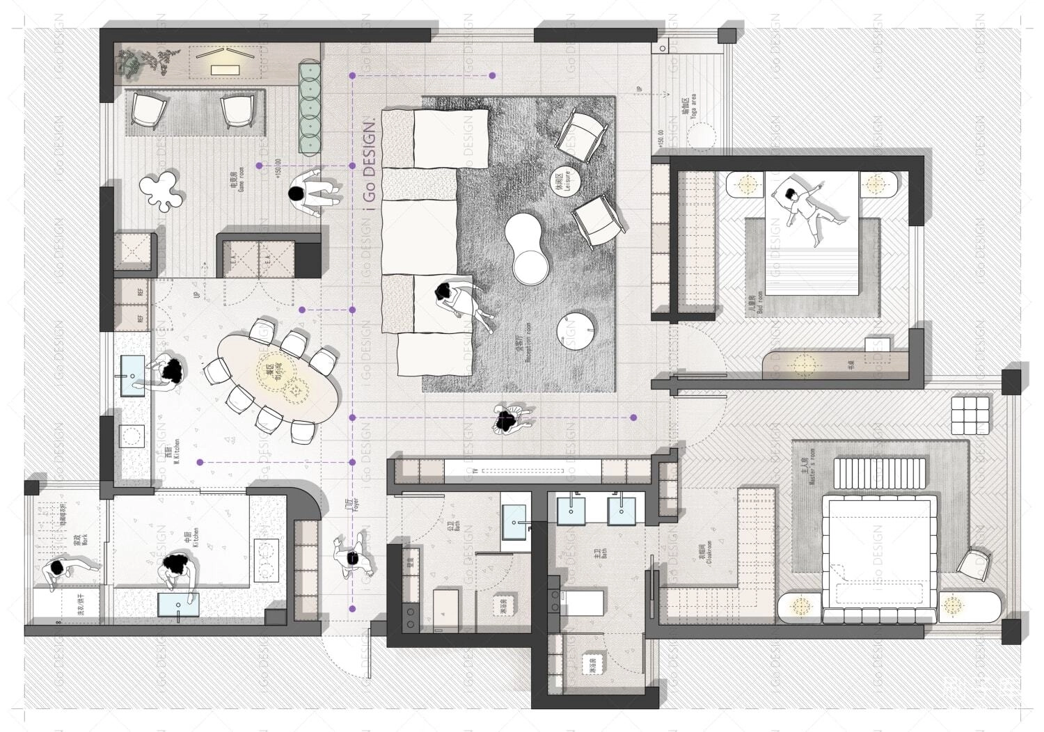 图片[23]-新作 i GO户型方案22套 | CAD源文件+PSD源文件+JPG图片-刷子库