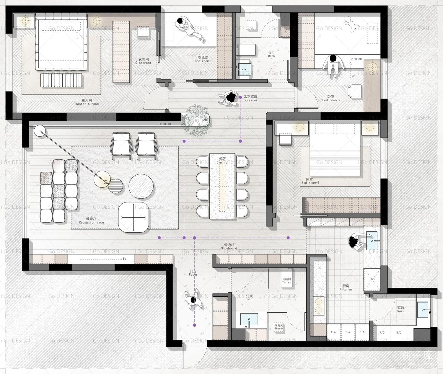 图片[25]-新作 i GO户型方案22套 | CAD源文件+PSD源文件+JPG图片-刷子库