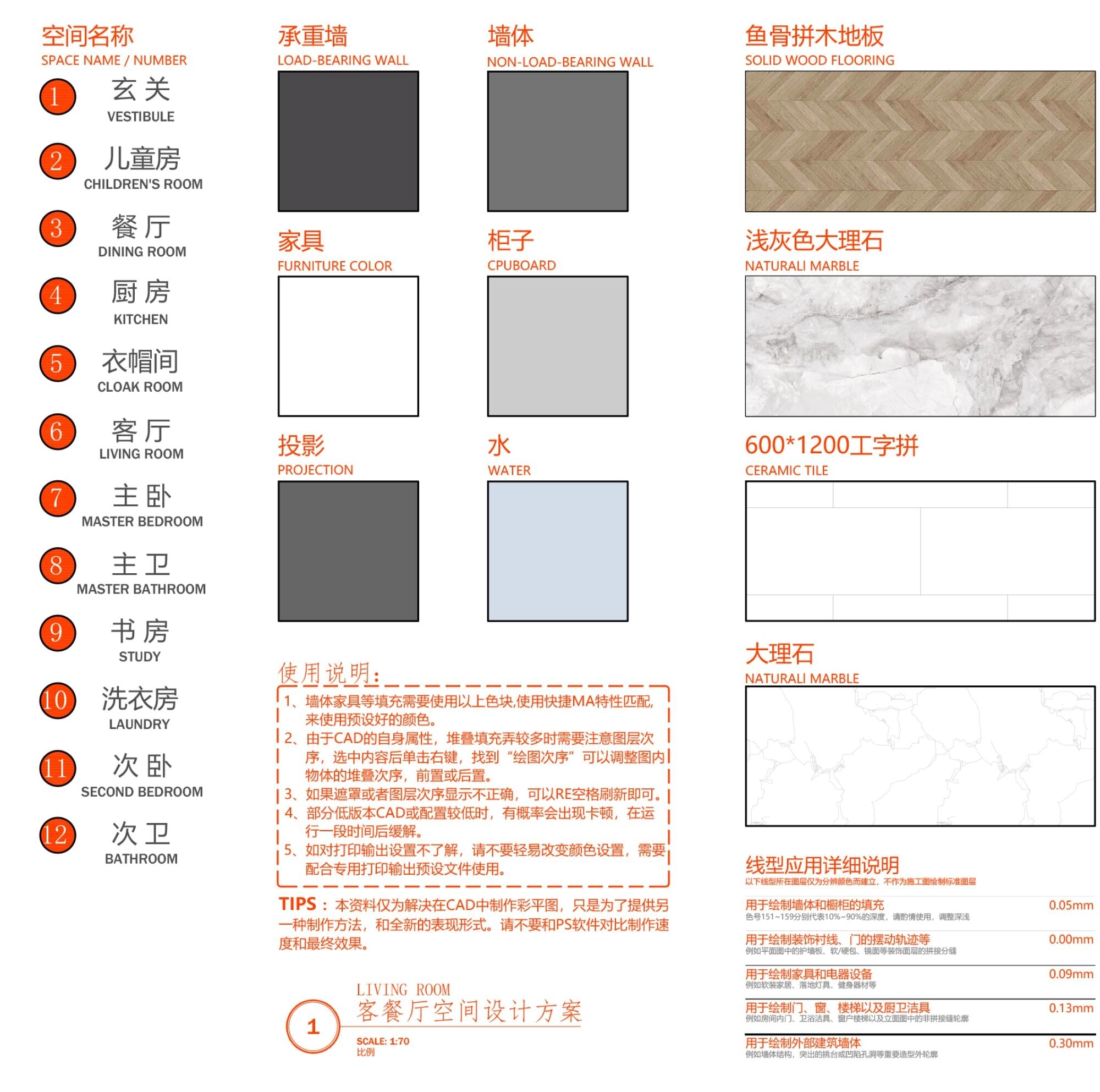 图片[2]-2023网红CAD彩平制图模板(用CAD做彩平)-刷子库