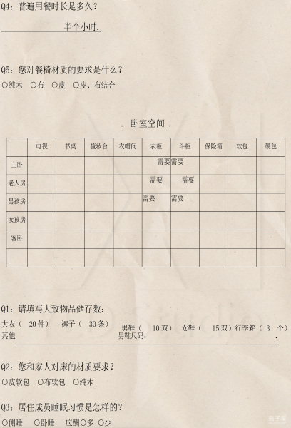 图片[5]-【软装设计】客户需求调查表-刷子库
