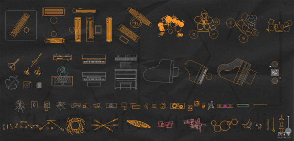 图片[7]-2023设计工作室自用CAD平面图库-刷子库