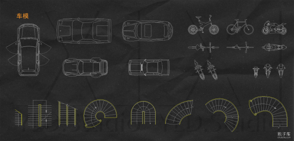 图片[8]-2023设计工作室自用CAD平面图库-刷子库