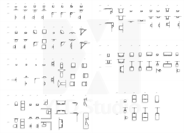 图片[6]-2023 深化设计必备工具 – 五金模块CAD图库-刷子库
