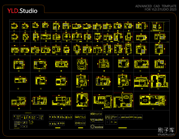 图片[14]-2023私宅卫生间布置CAD图库-刷子库