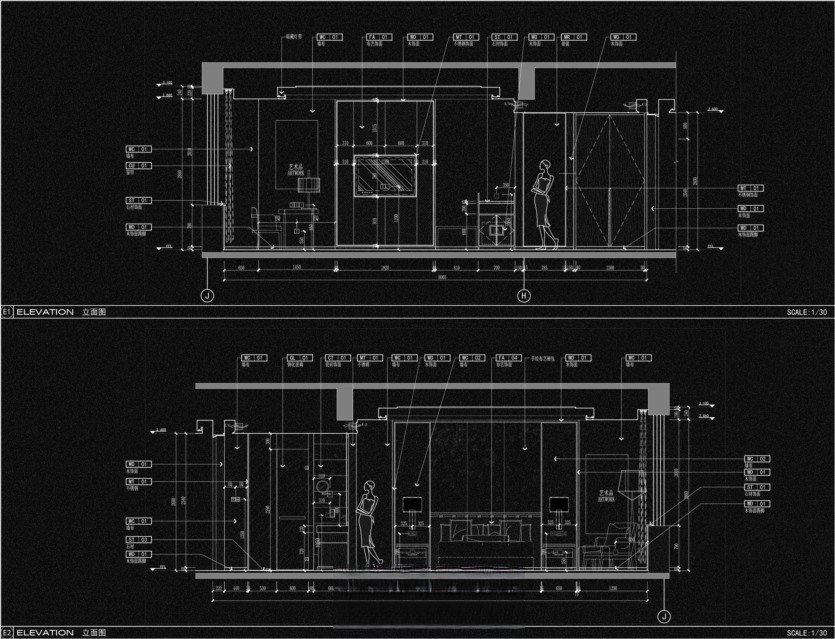 20231121142739124-精选常用酒店客房平面CAD方案合集 - 有设计 (3)