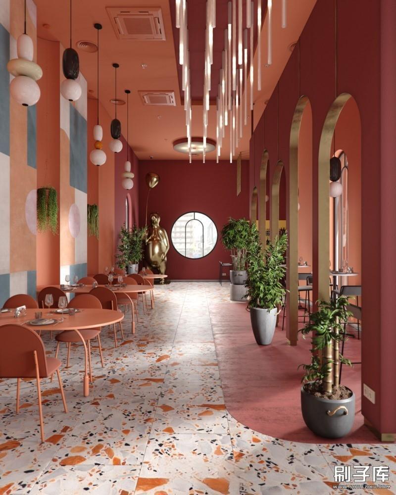 20231122134136452-国内外餐饮空间设计资料集设计方案+施工图+平面布置+高清图集 - 刷子库 (14)