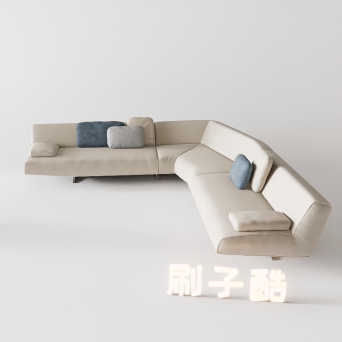 图片[1]-D5多人沙发模型20个-刷子库