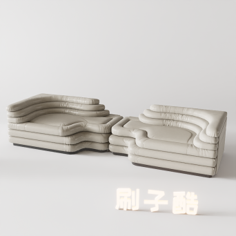 图片[19]-D5多人沙发模型20个-刷子库