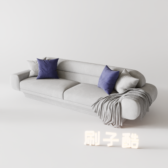图片[14]-D5多人沙发模型20个-刷子库