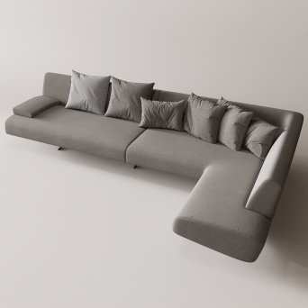 图片[1]-D5多人沙发模型20个-刷子库