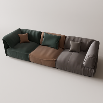 图片[2]-D5多人沙发模型20个-刷子库