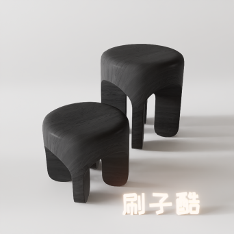 图片[23]-D5凳子模型24个-刷子库