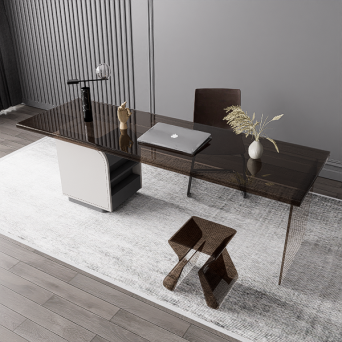 图片[1]-D5书桌组合模型21套-刷子库