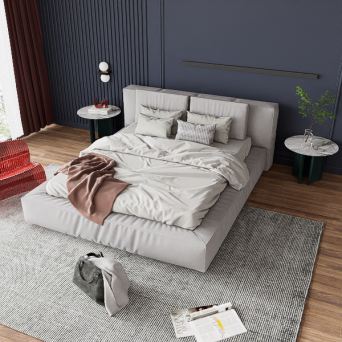 图片[9]-D5床具组合模型21套-刷子库