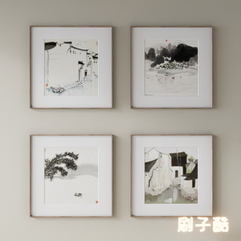 图片[2]-D5挂画模型22个-刷子库