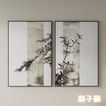 图片[3]-D5挂画模型22个-刷子库