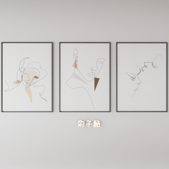 图片[21]-D5挂画模型22个-刷子库