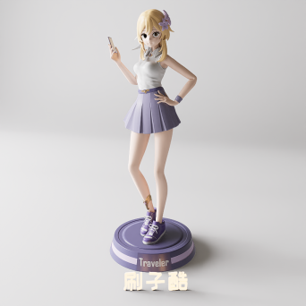 图片[15]-D5玩偶手办模型20个-刷子库