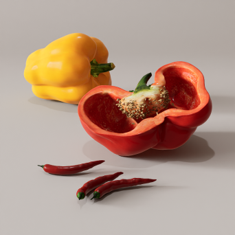 图片[12]-D5蔬菜模型24个-刷子库