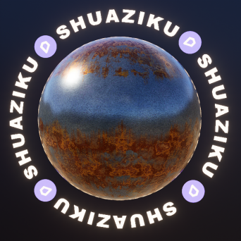 图片[9]-D5脏旧金属材质20款-刷子库