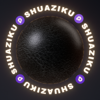 图片[19]-D5深色皮革材质20款-刷子库