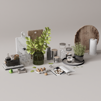 图片[12]-D5厨具模型19个-刷子库