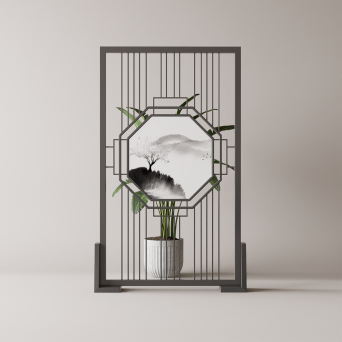 图片[3]-D5隔断屏风模型31个-刷子库