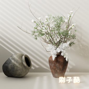 图片[13]-D5桌面盆栽植物模型14个-刷子库