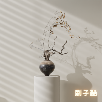 图片[1]-D5桌面盆栽植物模型20个-刷子库