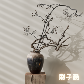 图片[10]-D5桌面盆栽植物模型20个-刷子库