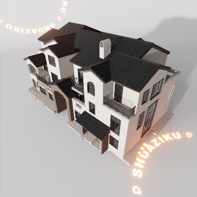 图片[7]-D5建筑楼房配楼模型20个-刷子库