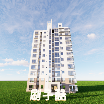 图片[11]-D5建筑楼房配楼模型20个-刷子库