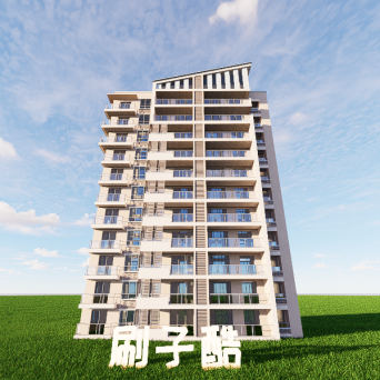 图片[13]-D5建筑楼房配楼模型20个-刷子库