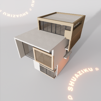 图片[17]-D5建筑楼房配楼模型20个-刷子库