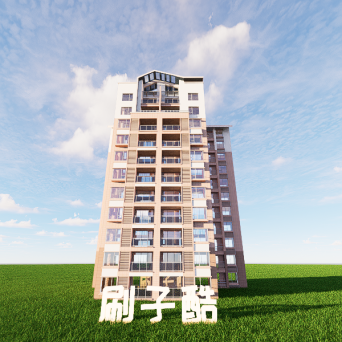 图片[4]-D5建筑楼房配楼模型20个-刷子库