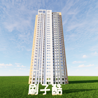 图片[12]-D5建筑楼房配楼模型20个-刷子库