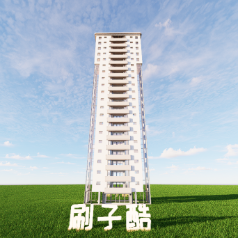 图片[11]-D5建筑楼房配楼模型20个-刷子库