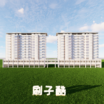 图片[13]-D5建筑楼房配楼模型20个-刷子库