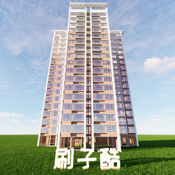 图片[15]-D5建筑楼房配楼模型20个-刷子库