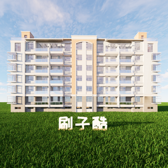 图片[18]-D5建筑楼房配楼模型20个-刷子库