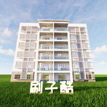 图片[19]-D5建筑楼房配楼模型20个-刷子库