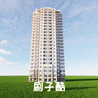 图片[4]-D5建筑楼房配楼模型27个-刷子库