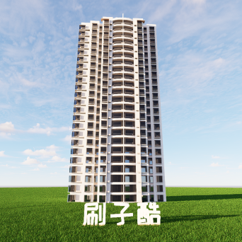 图片[5]-D5建筑楼房配楼模型27个-刷子库