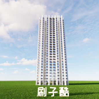 图片[8]-D5建筑楼房配楼模型27个-刷子库