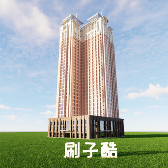 图片[9]-D5建筑楼房配楼模型27个-刷子库