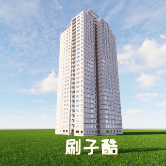 图片[13]-D5建筑楼房配楼模型27个-刷子库