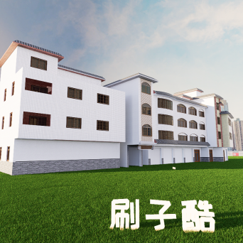 图片[19]-D5建筑楼房配楼模型27个-刷子库