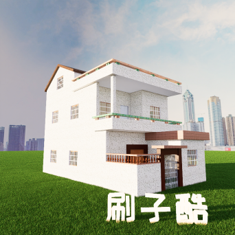 图片[21]-D5建筑楼房配楼模型27个-刷子库