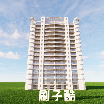 图片[23]-D5建筑楼房配楼模型27个-刷子库